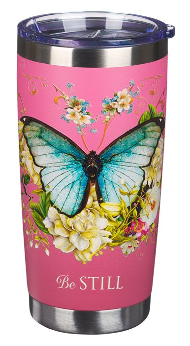 Be Still Butterfly Tumbler