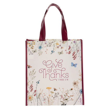 Give Thanks Topsy-Turvy Tote Bag