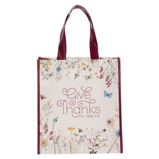 Give Thanks Topsy-Turvy Tote Bag