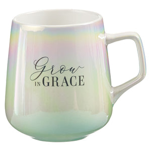 Grow in Grace Iridescent Mug
