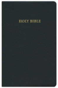 Cambridge Turquoise Reference Bible, Black Goatskin