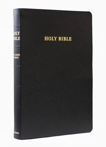Cambridge Topaz Reference Bible, Black Calf Split Leather