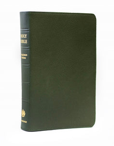 Cambridge Cameo Reference Bible, Green Edge-lined Goatskin