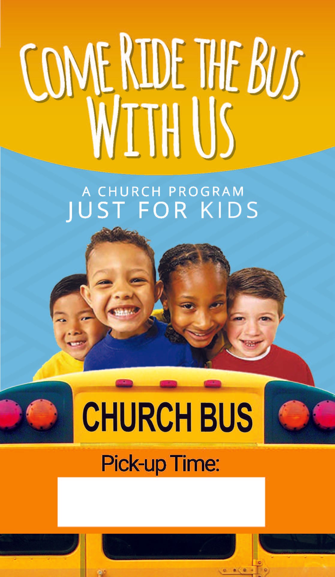 Come Ride the Bus With Us Tract