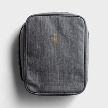 Load image into Gallery viewer, Cross Bible Cover - Gray
