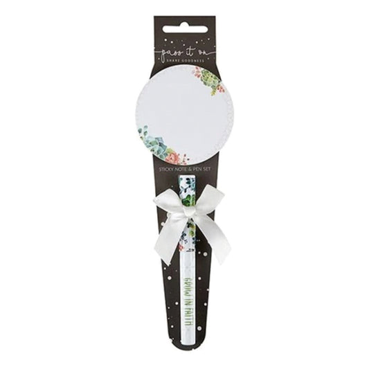 Grow in Faith Pen & Notepad