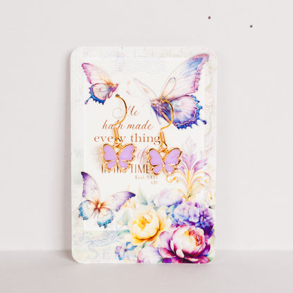 Butterflies & Blooms Butterfly Earrings Set