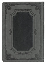 Load image into Gallery viewer, Super Giant Print Gray w/ Black Inlay Bible
