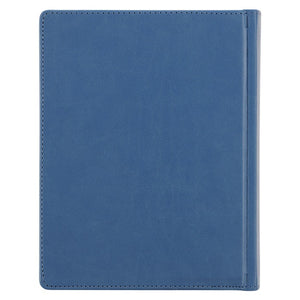 Note-Taking Bible, Blue Floral Hardcover