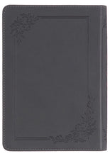 Load image into Gallery viewer, Large Print Compact Cobalt Gray Bible
