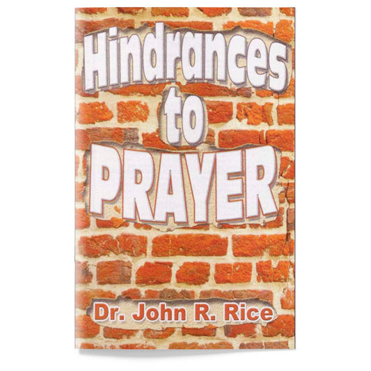Hindrances to Prayer