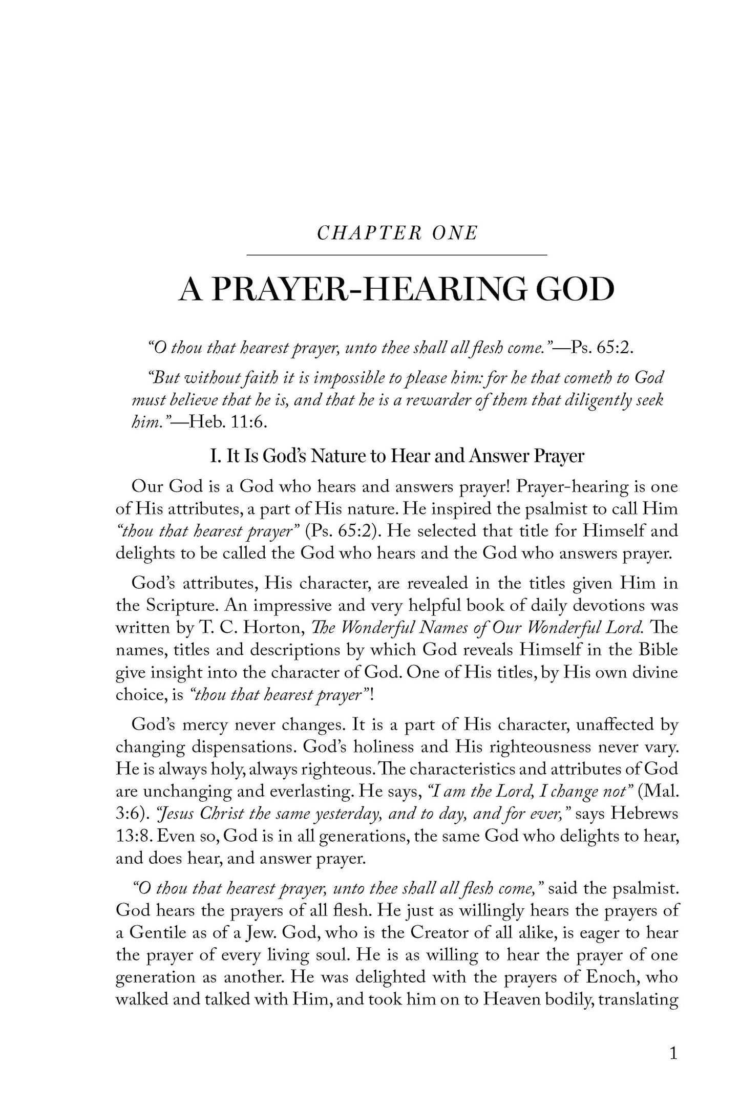 Prayer—Asking and Receiving