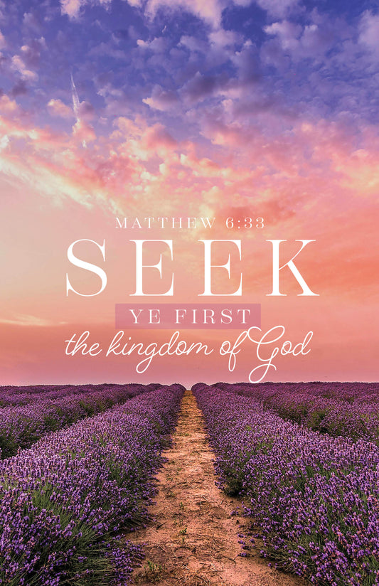 Seek Ye First