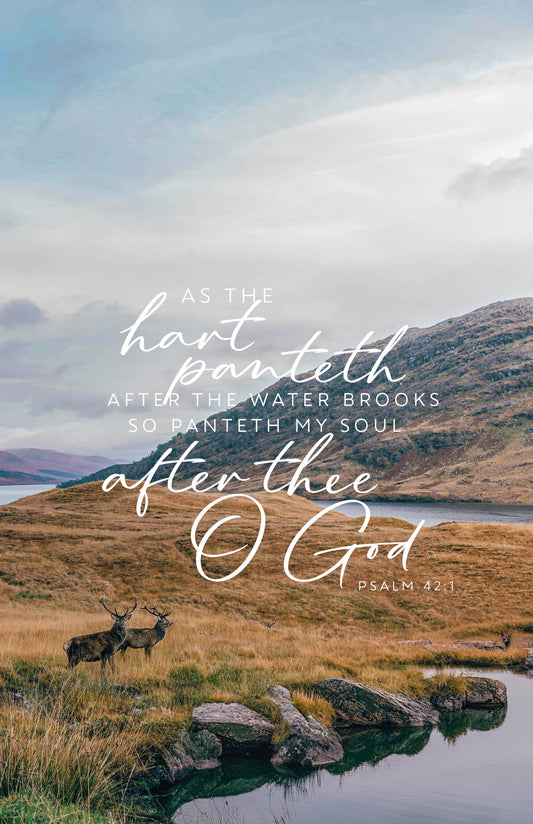 As The Hart Panteth