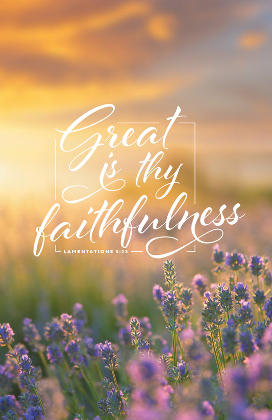 Great Is Thy Faithfulness