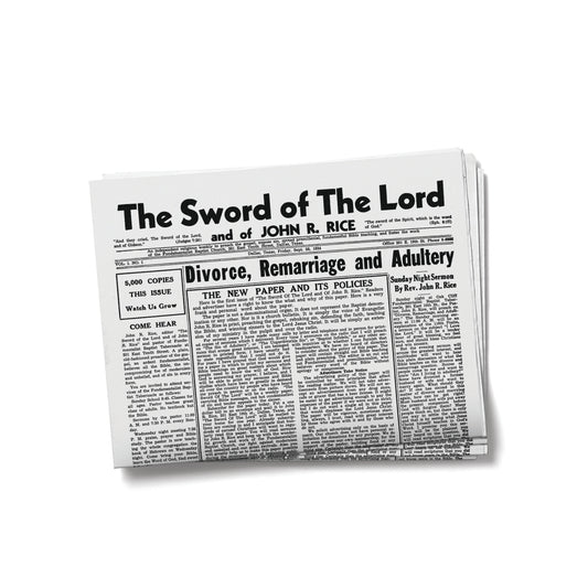 1934 Sword Newspaper Replica