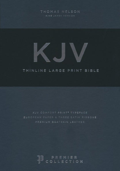 Thinline Large Print Black Goatskin Bible
