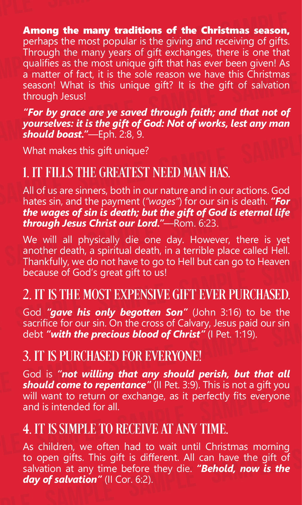 God's Christmas Gift