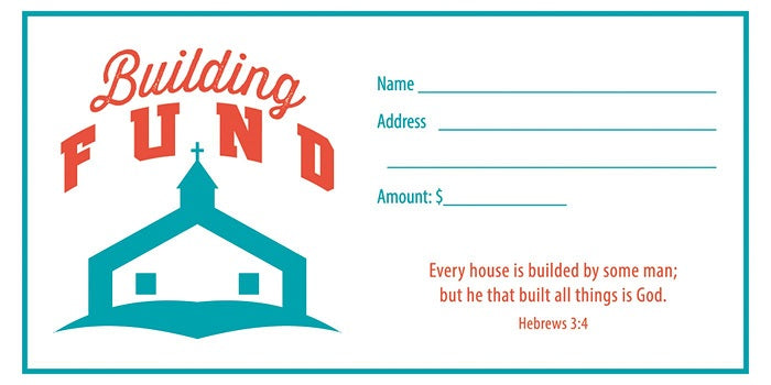 Building Fund - Offering Envelope