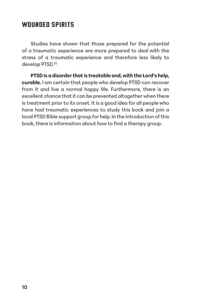 Wounded Spirits: A Biblical Approach to Dealing with the Effects of Post Traumatic Stress Disorder