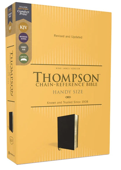 Thompson Chain-Reference Bible, Handy Size, Bonded Black