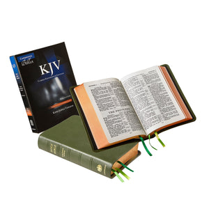 Cambridge Cameo Reference Bible, Green Edge-lined Goatskin