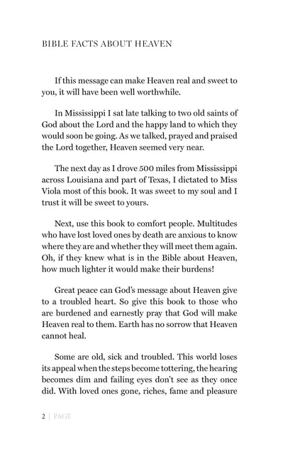 Bible Facts About Heaven: Sweet Home of Departed Saints: Collector's Edition