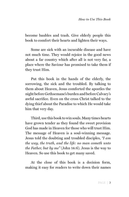 Bible Facts About Heaven: Sweet Home of Departed Saints: Collector's Edition