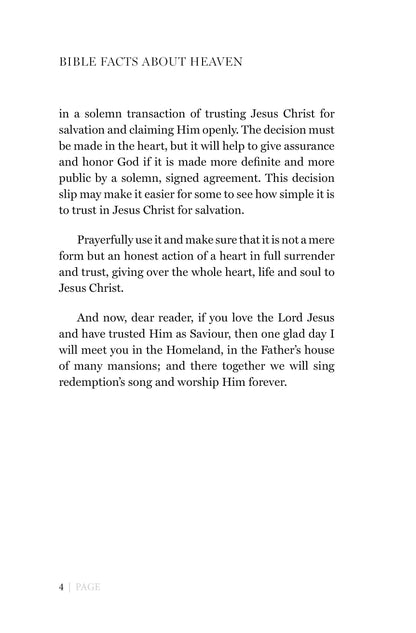 Bible Facts About Heaven: Sweet Home of Departed Saints: Collector's Edition