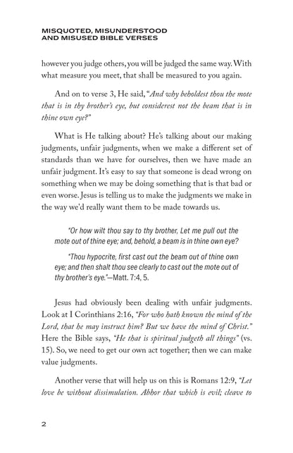 Misquoted, Misunderstood and Misused Bible Verses: A Guide to Understanding Commonly Twisted Scripture