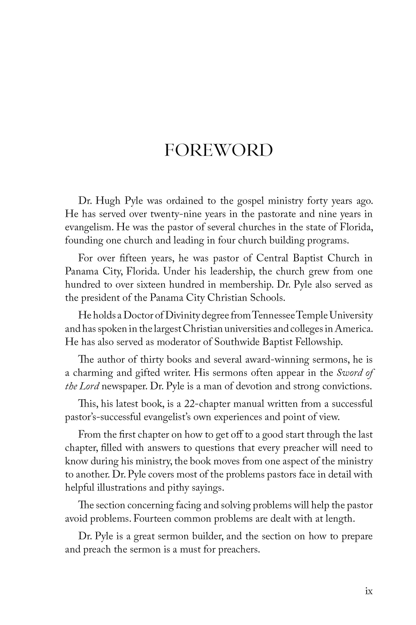 What Every Preacher Should Know: The Pastor's Success Handbook
