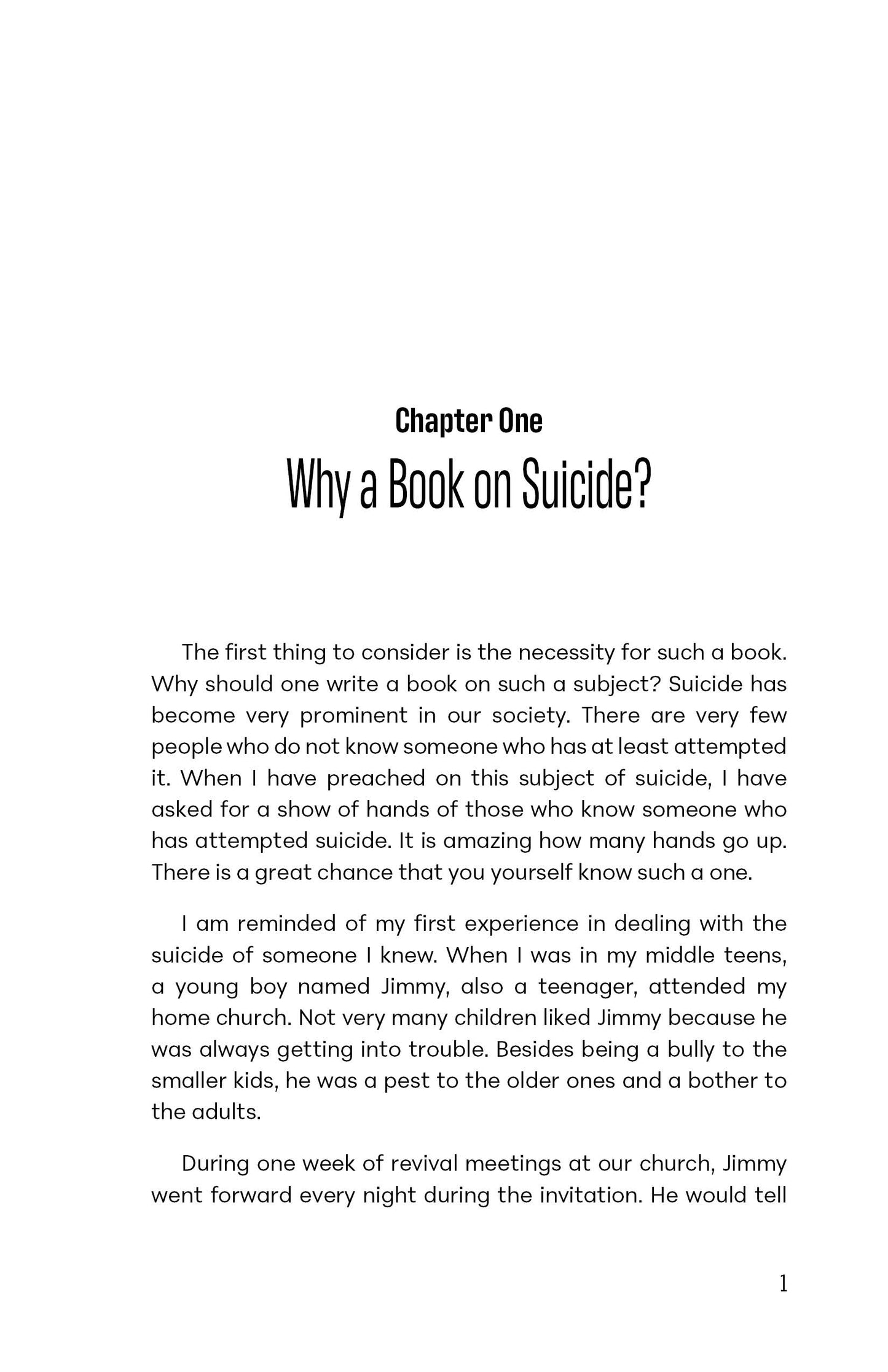 Driven to the Edge: A Biblical Examination of Suicide