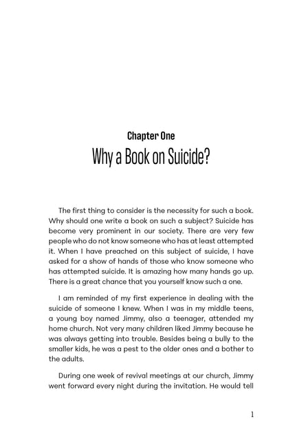 Driven to the Edge: A Biblical Examination of Suicide