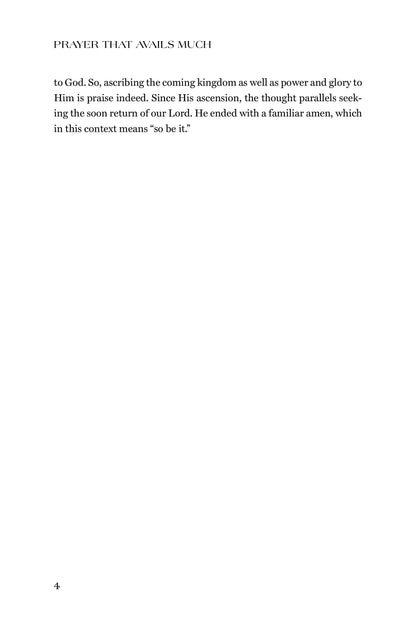 Prayer That Avails Much: The Power of Fervent Prayer; A Comprehensive Study