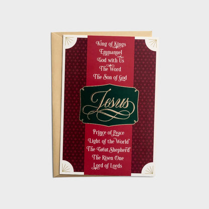 Names of Jesus - 18 Christmas Boxed Cards