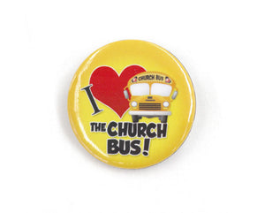 I Love the Church Bus Button