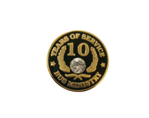10 Year Recognition Pin