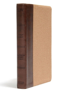 Rainbow Study Bible Brown/Tan LeatherTouch