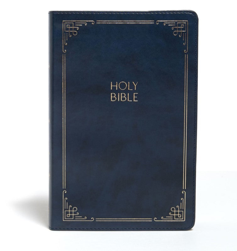 Large Print Personal Size Reference Bible Navy