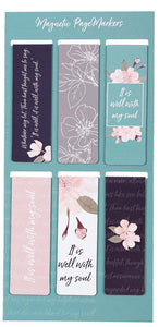 It Is Well Magnetic Bookmark Set