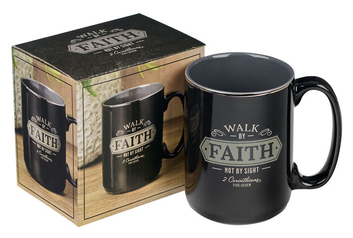 Walk By Faith Ceramic Mug