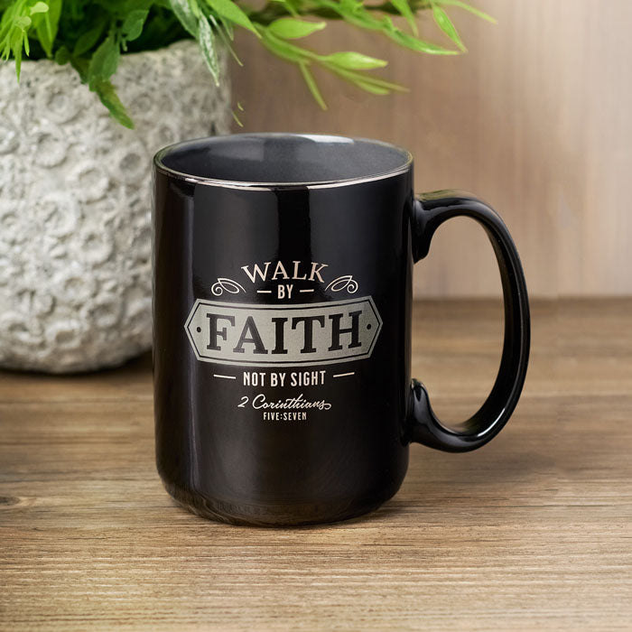 Walk By Faith Ceramic Mug