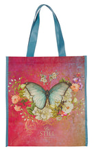 Load image into Gallery viewer, Be Still Butterfly Tote Bag
