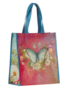 Be Still Butterfly Tote Bag