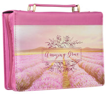 Load image into Gallery viewer, Amazing Grace Flower Field Bible Cover
