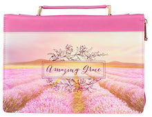 Load image into Gallery viewer, Amazing Grace Flower Field Bible Cover

