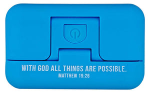 With God All Things Are Possible Book Light