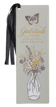 Load image into Gallery viewer, Garden Notes Faux Leather Bookmark
