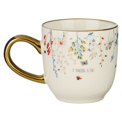 Give Thanks Topsy-Turvy Mug