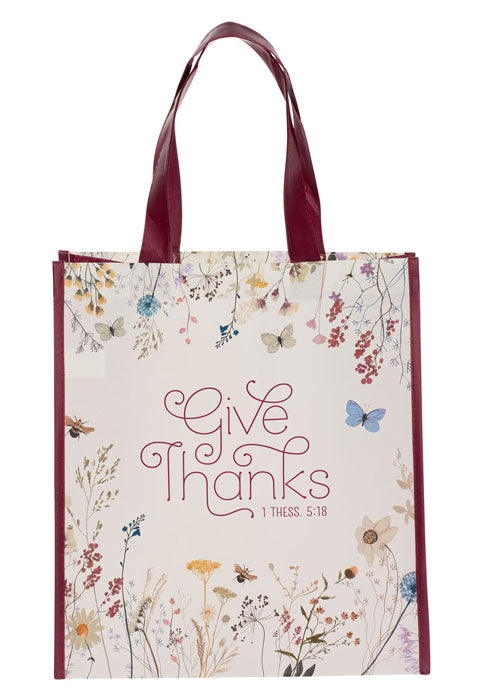 Give Thanks Topsy-Turvy Tote Bag